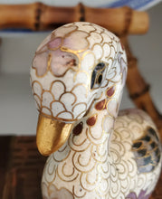 Load image into Gallery viewer, Cloisonne Swans (Pair)