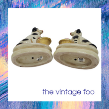 Load image into Gallery viewer, Dog Figurines with Flower Basket (Pair)