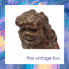 Load image into Gallery viewer, Foo Dog on Wooden Base