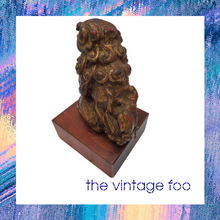 Load image into Gallery viewer, Foo Dog on Wooden Base