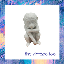 Load image into Gallery viewer, Bisque Porcelain Monkey's (Set of Four)