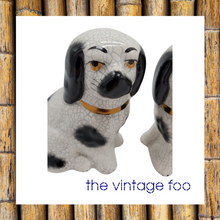 Load image into Gallery viewer, Miniature Staffordshire Style Dogs (Pair)