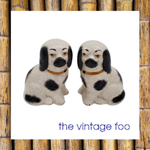 Load image into Gallery viewer, Miniature Staffordshire Style Dogs (Pair)