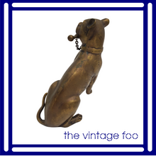Load image into Gallery viewer, Brass Dog Figurine