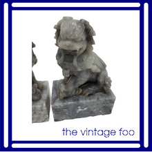 Load image into Gallery viewer, Soapstone Foo Dogs (Pair)