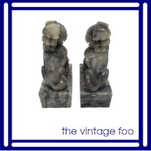 Load image into Gallery viewer, Soapstone Foo Dogs (Pair)