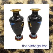 Load image into Gallery viewer, Cloisonne Dragon Vase (Pair)
