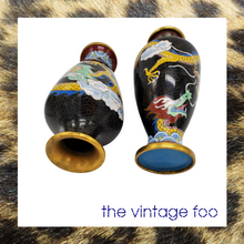 Load image into Gallery viewer, Cloisonne Dragon Vase (Pair)
