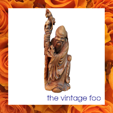 Load image into Gallery viewer, Wood Carved Chinese Figure (#2)
