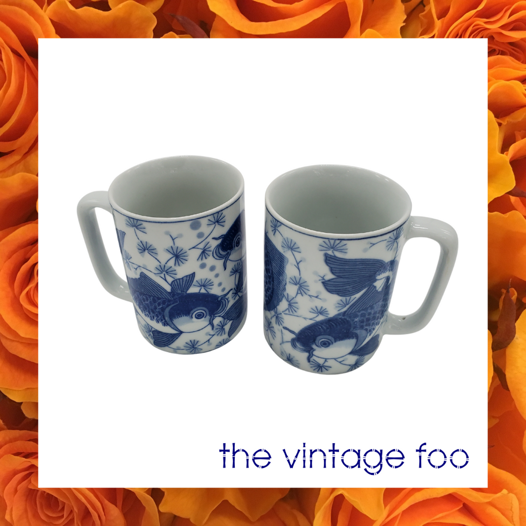 Koi Fish Mugs (Pair)