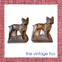 Load image into Gallery viewer, Cast Iron Boston Terrier Bookends (Pair)
