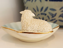Load image into Gallery viewer, Shell Trinket Dish with Sheep
