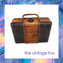 Load image into Gallery viewer, Decorative Bamboo Suitcase
