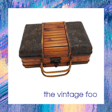 Load image into Gallery viewer, Decorative Bamboo Suitcase
