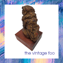 Load image into Gallery viewer, Foo Dog on Wooden Base
