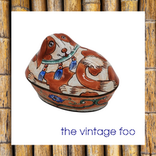 Load image into Gallery viewer, Painted Dog Trinket Box
