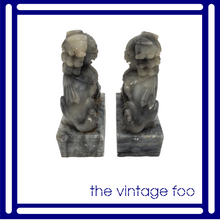 Load image into Gallery viewer, Soapstone Foo Dogs (Pair)
